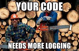 We need more logs meme